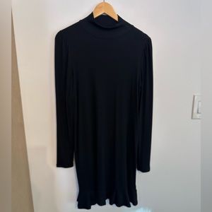 Paige Ribbed Turtleneck Dress